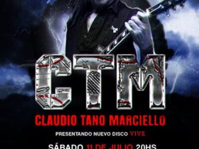 Claudio “Tano” Marciello llega a Córdoba para presentar su nuevo álbum Vive