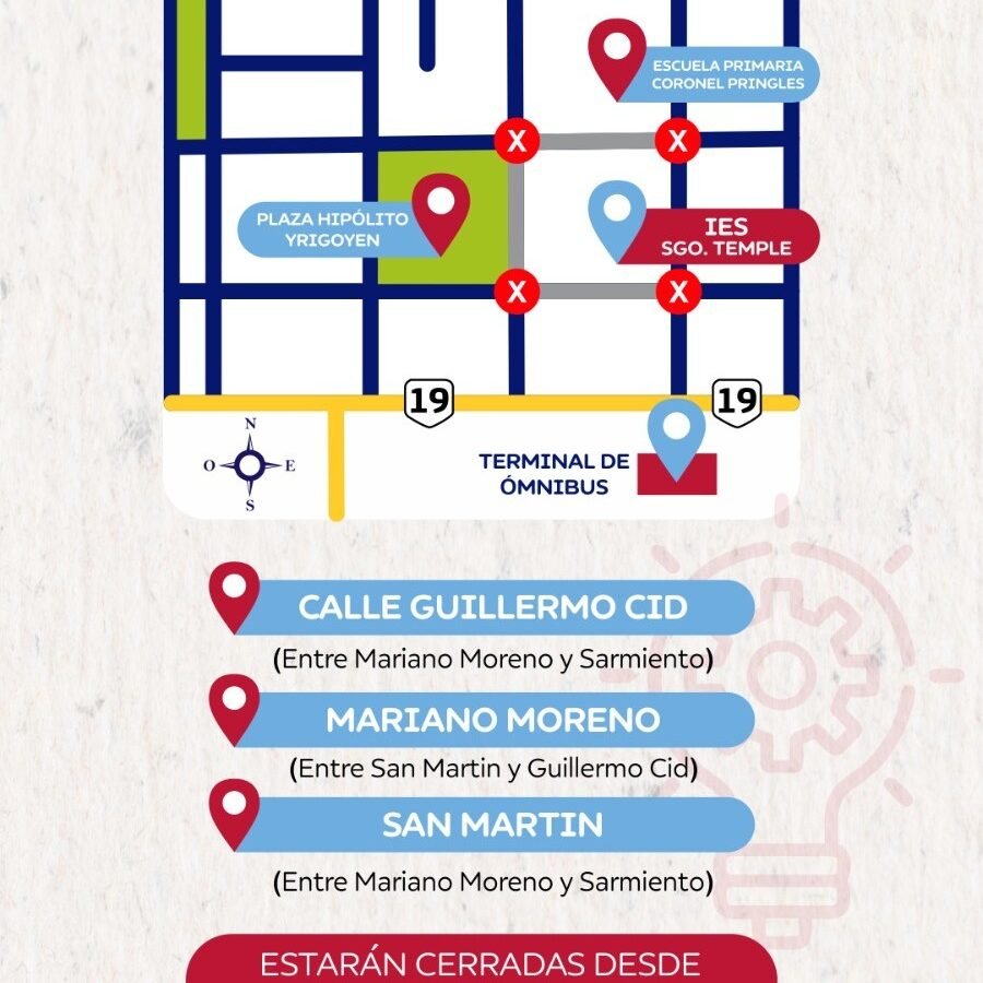 calles restringidas