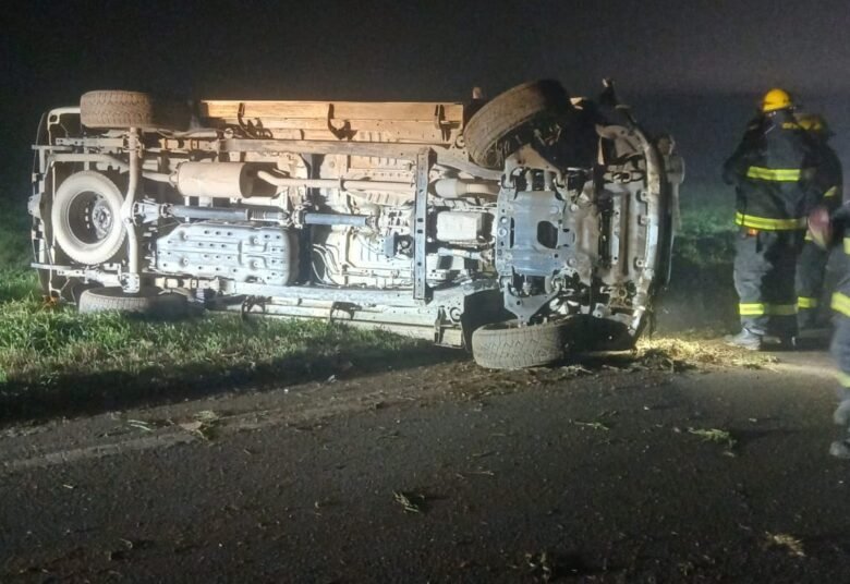 camioneta accidentada