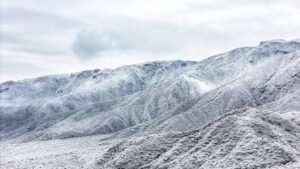 Nevada intensa en Catamarca