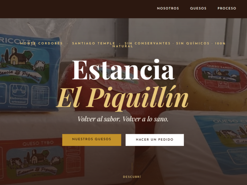 Una fábrica de quesos de Santiago Temple sumó a su web una herramienta que recomienda qué queso va con cada comida