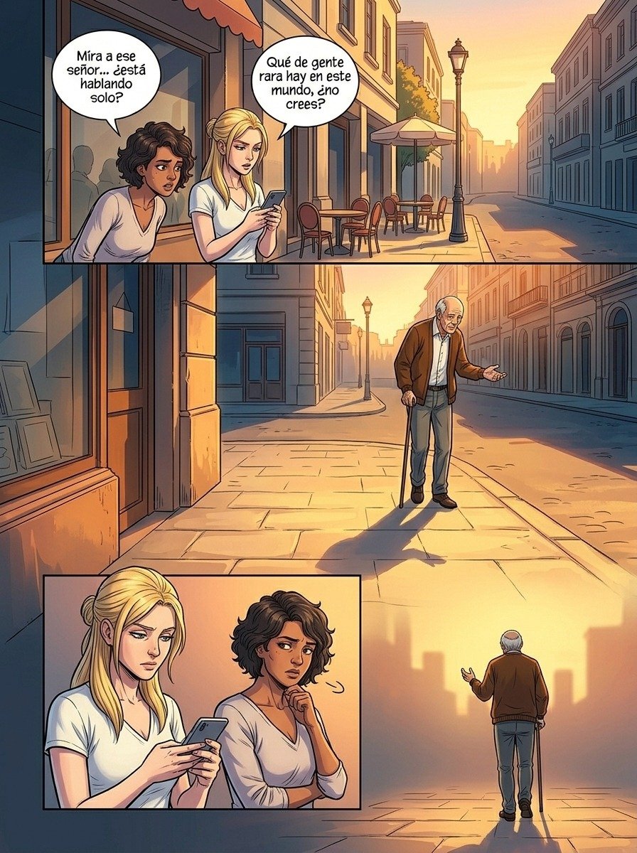 Página 2 del cómic La niña que no está, por Kakuy
