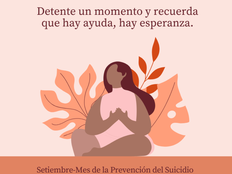 Septiembre: mes de la prevención del suicidio